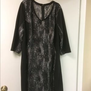 Snake print dress